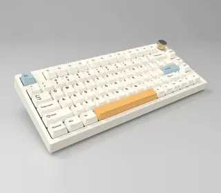Keydous NJ80-TTC 金粉 白色 黄铜定位板
