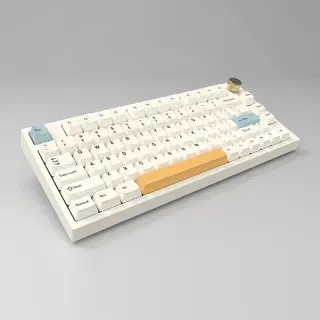 Keydous NJ80-TTC 金粉 白色 黄铜定位板