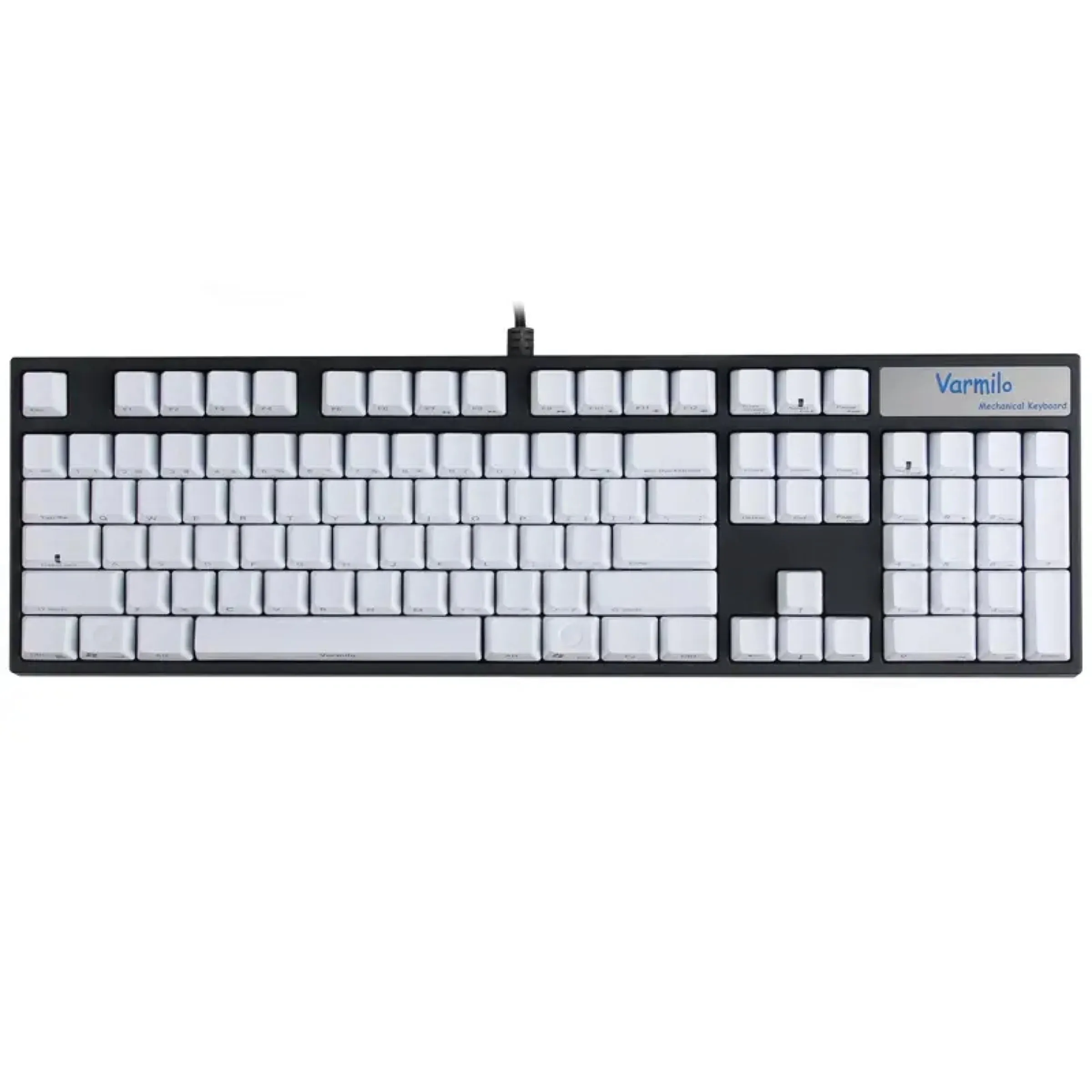 Varmilo VA104 MRN/EGW3 红轴侧刻 白